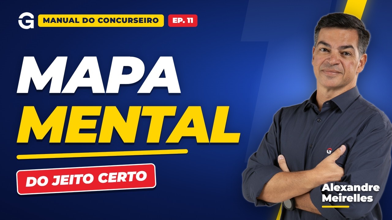 Como Fazer MAPA MENTAL para Concursos? Passo a Passo | Alexandre Meirelles #11