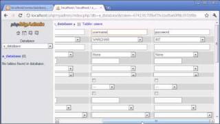 Beginner PHP Tutorial - 111 - phpMyAdmin Part 2