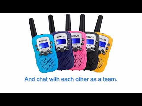 Retevis RT388 Walkie Talkies with Flashlight - Dark Blue