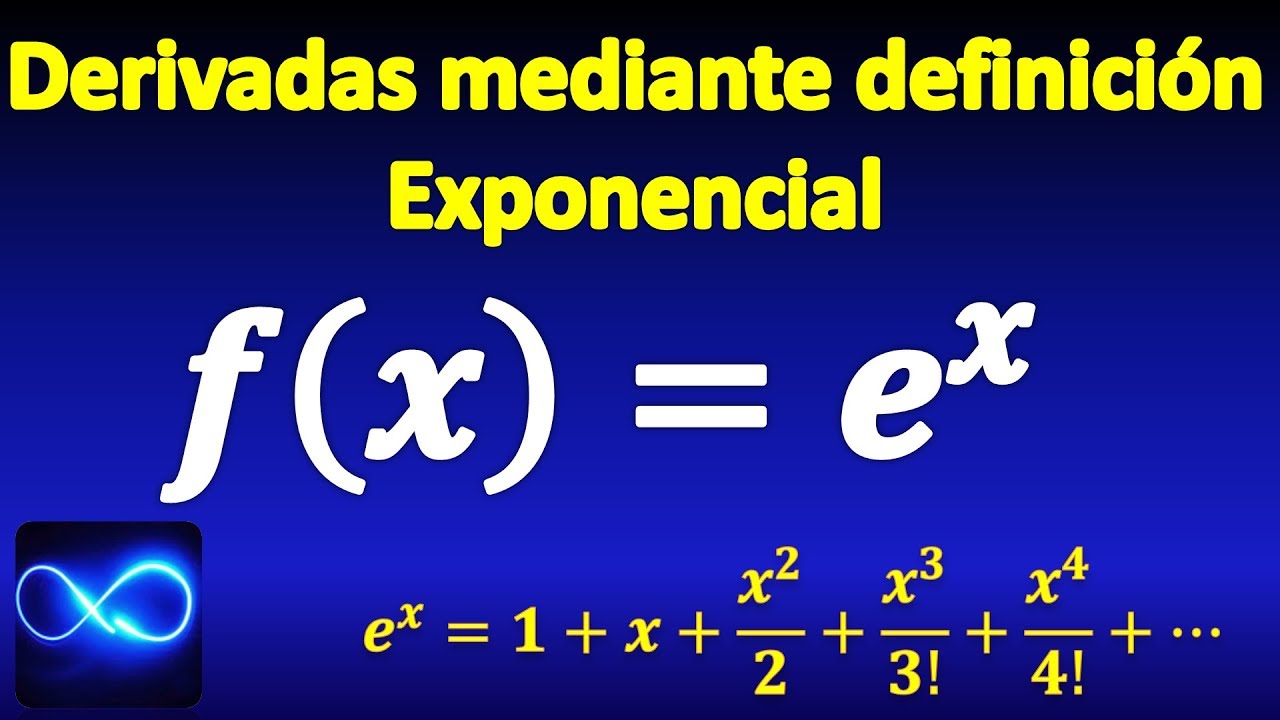 31. Derivada de función exponencial usando la definición como límite