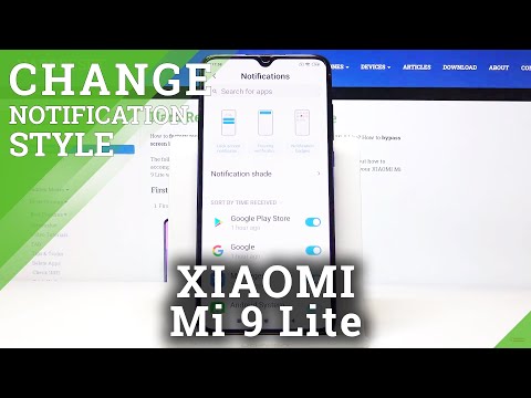 How to Enter Notification Settings in XIAOMI Mi 9 Lite