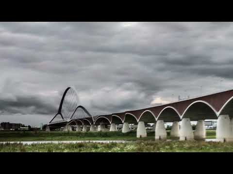 Timelapse , bridge the Oversteek in Nijmegen, moving lrtimelapse and ightroom