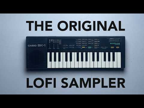 Casio SK-1 32-Key Sampling Keyboard 1986 - Black image 9