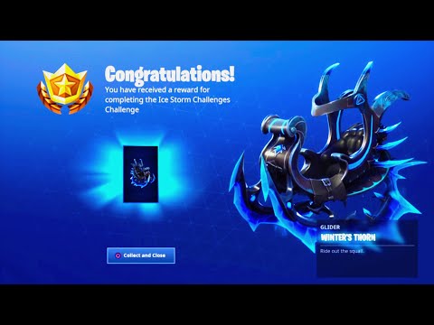 *NEW* Free Winters Thorn Glider Gameplay (Ice Storm Challenges)