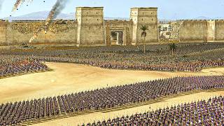CARTHAGE Conquest of EGYPT (105K MEN Naval Landing, Land & Siege Battle) - Total War ROME 2
