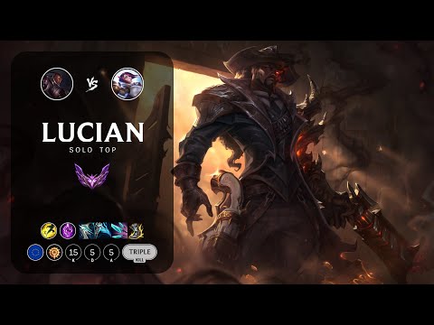 Lucian Top vs Fiora - EUW Master Patch 12.22