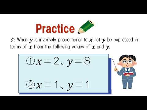 中1＿反比例を式で表そう（英語版）