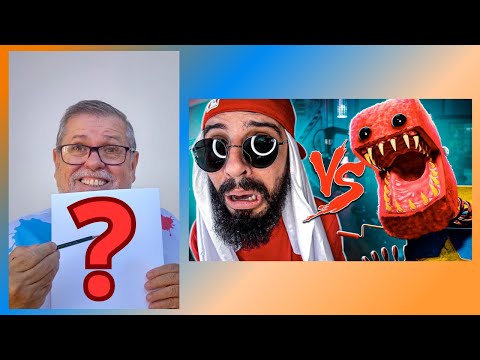 React e Desenhando Boxy Boo (Project Playtime) Vs.  Mussoumano   Batalha com Games