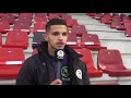 Farouq Limouri en trainer Ruben den Uil (O18) na afloop van verloren derby: 'Onnodig verlies'