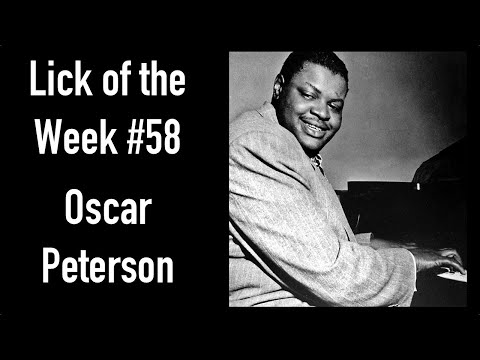 Lick of the Week #58 (Oscar Peterson ii V I Lick)