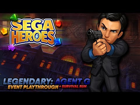 SEGA Heroes | LEGENDARY Agent G Event Playthrough + Survival