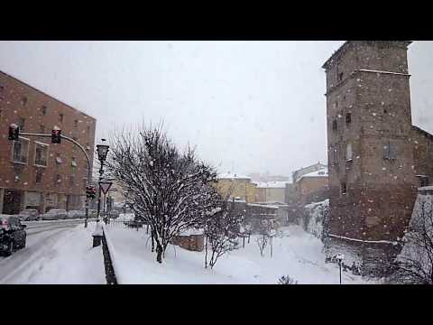 Snowfall in Vignola