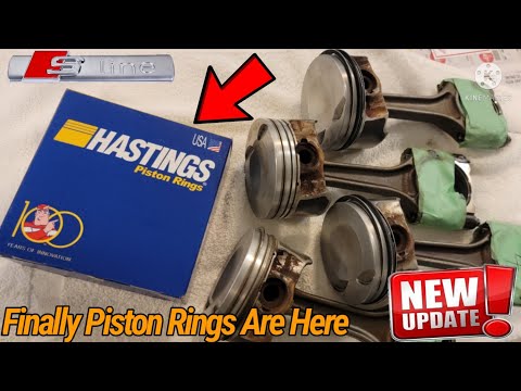 Piston Rings Finally Arrived: Audi A4 A5 Q5 Installing Rings