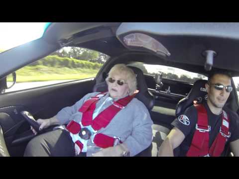 Mom rides a 1500hp Corvette Twin turbo Scare cam