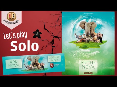 Arche Nova Map Pack 1 - Solo Let's Play (DE) [Zooplan: Geozoo]