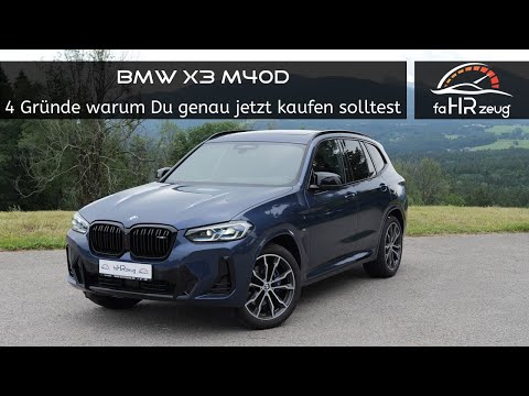 BMW X3 M40d (2023) - Driving Report / Review / Performance / LCI / G01