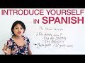 How to introduce yourself in Spanish