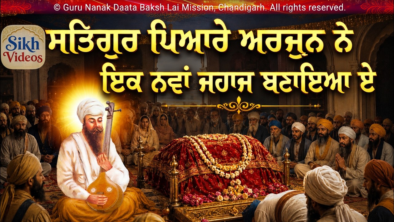 ਸਤਿਗੁਰ ਪਿਆਰੇ ਅਰਜੁਨ ਨੇ ਇਕ ਨਵਾਂ ਜਹਾਜ ਬਣਾਇਆ ਏ <br/>Satgur Pyare Arjan Ne Ek Nava Jahaj Banaya Hai