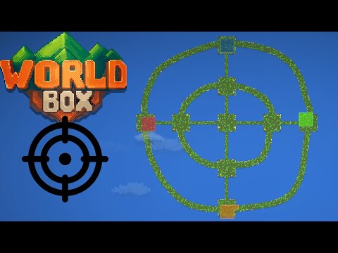 4 Kingdoms fight for the bullseye | WorldBox