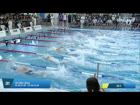 Finale dei 50 Stile Libero Juniores Maschi - 18 Memorial  Chiara Giavi