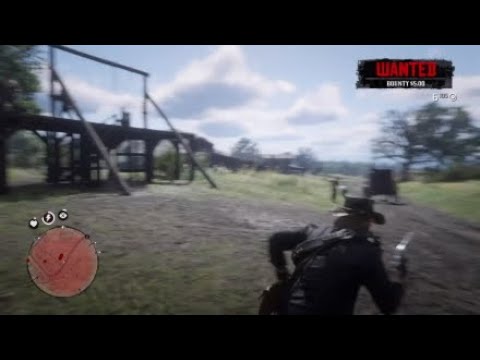 Saving The Father From Being Hanged | RDR2 (PS4)