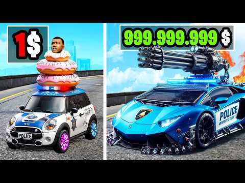 GTA 5 aber 1 CRASH = POLIZEIAUTO wird TEURER!👮🏻🚨