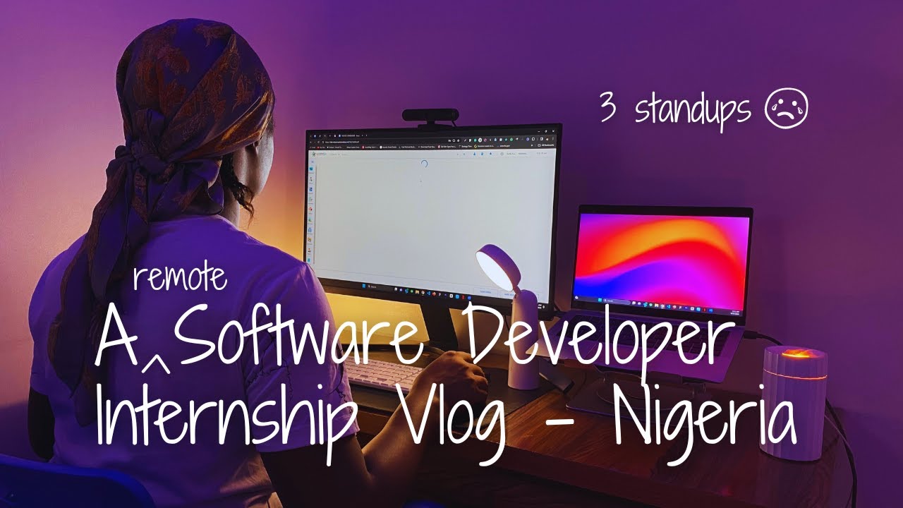 A Typical Monday - Remote Software Developer Internship Vlog