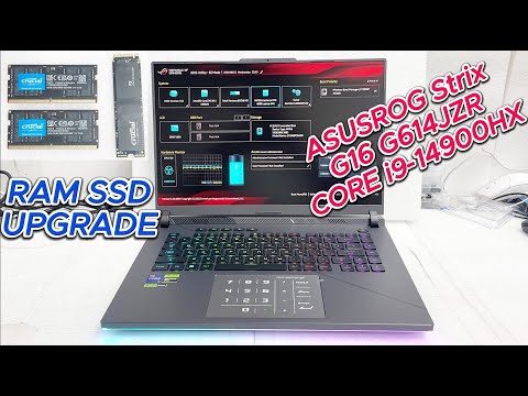 ASUS ROG Strix G16 G614JZR i9-14900HX RAM SSD Upgrade | 614JZR-I9321G | ASUS ROG Strix G16 G614JZR