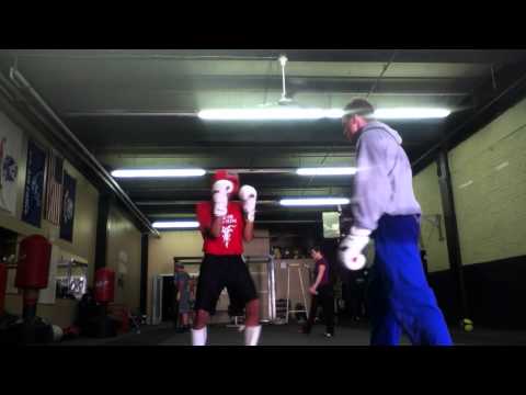 Kickboxing Sparring with Tristan