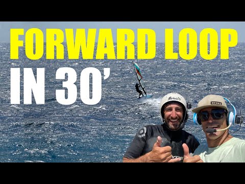 How to do the forward loop in 30'. Josep Pons windsurf Coaching Sessions