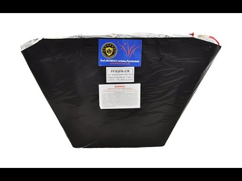 PFX5FRCR 5 SHOT CRACKLE MINE WITH CRACKLE COMET - DOMINATOR PRO