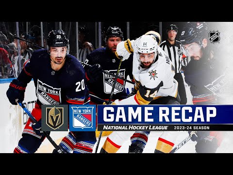 Golden Knights @ Rangers 1/26 | NHL Highlights 2024