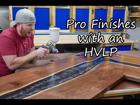 How to Get Professional Wood Finishes with an HVLP Sprayer and Lacquer