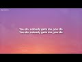 SZA - Nobody Gets Me (Lyric/Letra /Video)