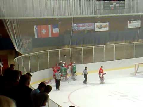 HK Acroni Jesenice vs HDD Tilia Olimpija - Tortunov vs Kužnik fight