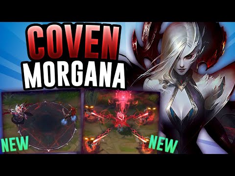 COVEN MORGANA is the BEST SKIN in League!! - Coven Morgana Jungle - League of Legends