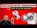 How to Replace a washing machine door lock or ...
