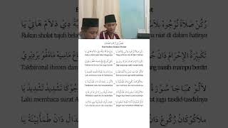 Download lagu Nadzom rukun sholat metode nidzomi mp3