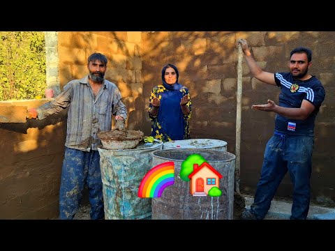 From Hardship to Peace | Roghayeh and Abed Build a Cabin of Hope 🏡