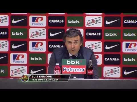 Luis Enrique: "Kann nur den Hut ziehen" | Athletic Bilbao - FC Barcelona 2:5 | Primera Division
