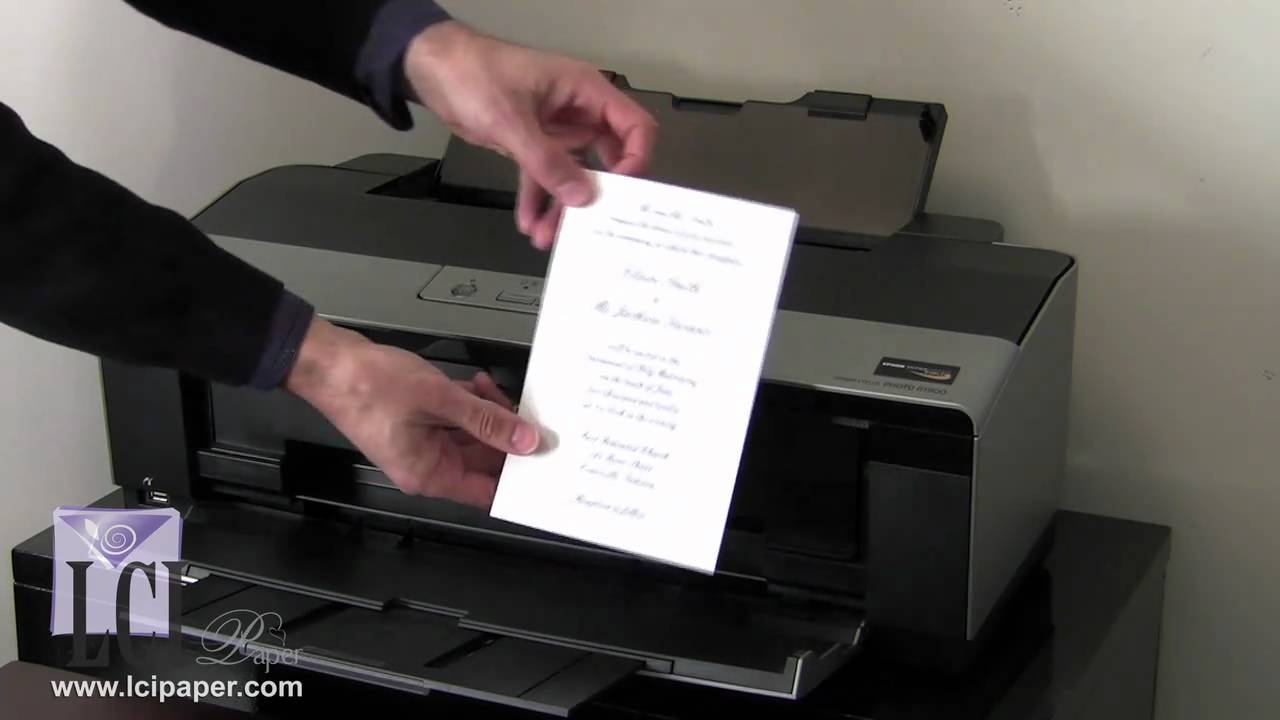 How To Print Wedding Cards At Home