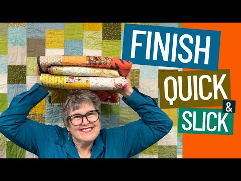 Quilt Finishing Tips You NEED To Know- Quick N Slick Stashbuster Quilt Part 2