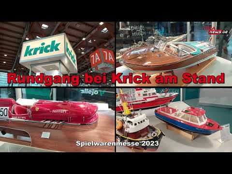 Rundgang bei KRICK - Schiffe Flieger Holzbausätze - Spielwarenmesse