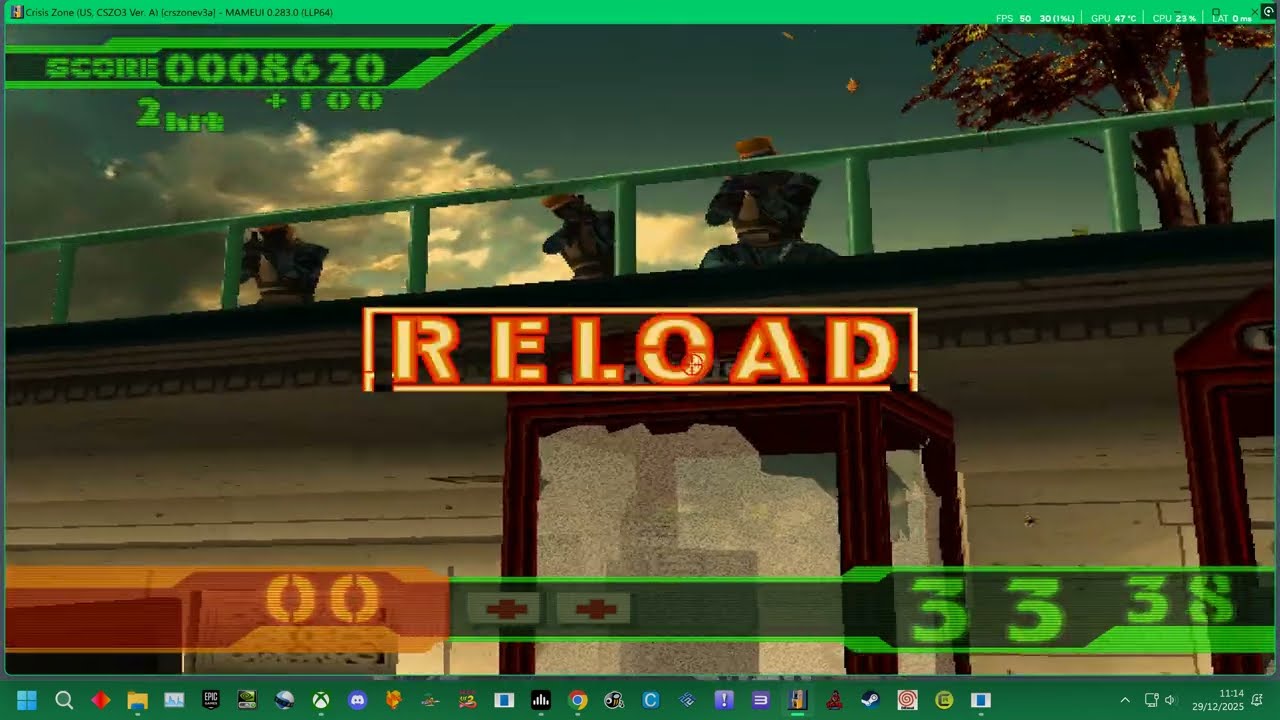 MAME 284 - NAMCO TIME CRISIS : ZONE - ARCADE -  ATTRACT MODE 4K - UK ARCADES 2026