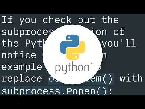 Python Difference Between Subprocess Popen And Os System