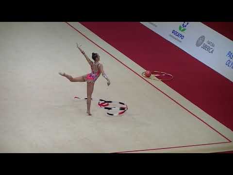 Agagulian Iasmina (ARM)  ribbon   Qual  Grand Prix Moscow 2018
