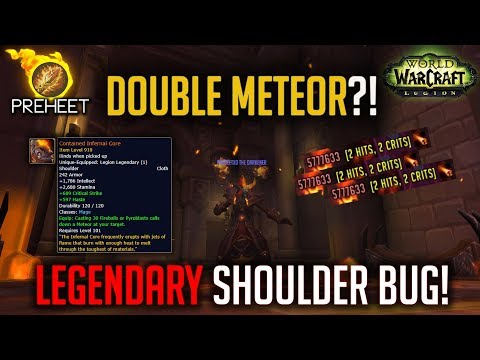 Double Meteor Trick! Legendary Shoulders - Fire Mage Guide