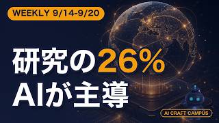 先週の週間AIニュース｜2026年9月14日〜9月20日