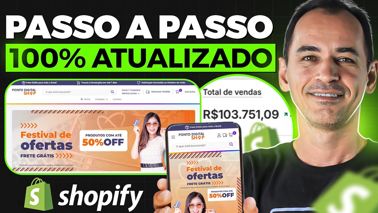 COMO CRIAR UMA LOJA DE DROPSHIPPING DO ZERO NA SHOPIFY - Passo a passo completo (Tutorial)