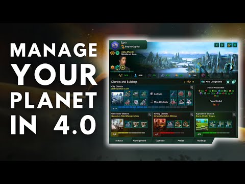 How To Play Stellaris 4.0 - Planetary Management